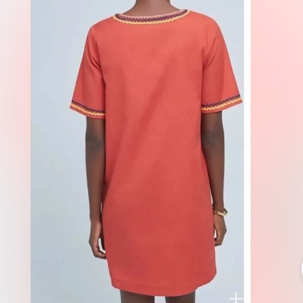 Corey Lynn Calter Toucan Embroidered Dress SZ S EUC - Picture 2 of 5